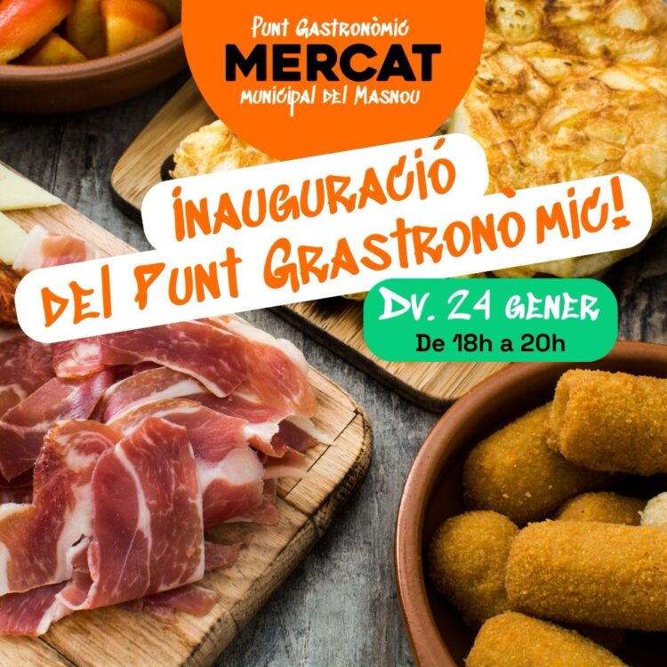 El Mercat del Masnou estrena un Punt Gastronòmic